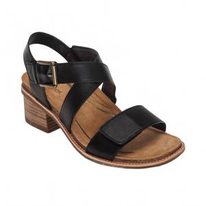 Aetrex Женские туфли Kristin с поддержкой свода стопы на блочном каблуке, черные