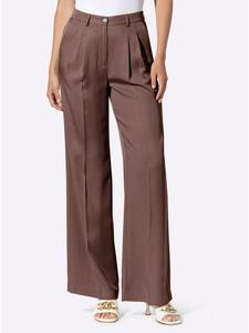 Heine Тканые брюки шоколадного цвета