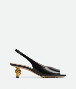 Сандалии с узлом Bottega Veneta, черный