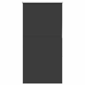 Полноцветная рулонная штора 75/150 см, ширина ткани 70,7 см, изготовлена из полиэстера, черная vidaXL, черный