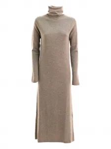 Платье миди с высоким воротником Lisa Yang, нейтральный