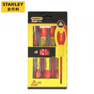 Stanley Набор устойчивых к напряжению изолированных отверток, 6 предметов, набор отверток для электрика 65-443-14