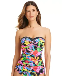 Женский топ Bandini с ярким принтом Bleu by Rod Beattie, мультиколор