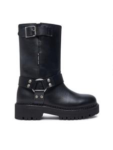 Ботильоны на плоской подошве Tommy Jeans, черный