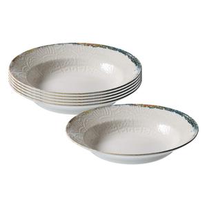 Набор из 6 тарелок для пасты Alfonso, бежевые, диаметр 29 см Ritzenhoff Breker, бежевый