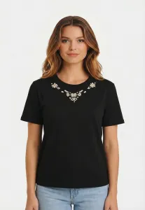 Футболка с принтом Morgan, Noir