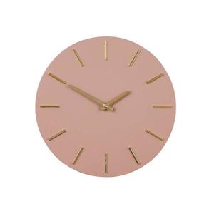 Настенные часы Mica Decorations Brixen, 36x36x36 см, розовый