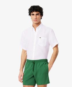 Льняная рубашка на пуговицах