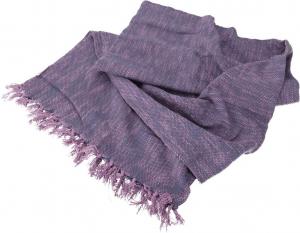 Мягкое хлопковое одеяло с бахромой - Фиолетовый, 105*170*0,2 см, покрывало для кровати, покрывало для дивана Guru-Shop
