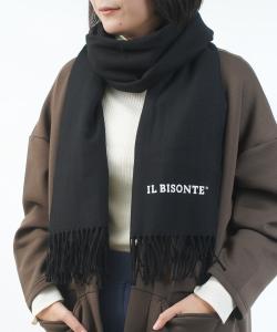 Шарф с простым логотипом Il Bisonte