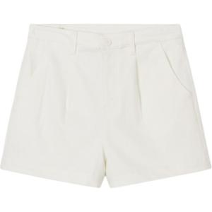 Белые женские джинсовые шорты Levis, белый