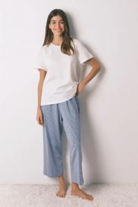 Хлопковая пижама women'secret, бежевый