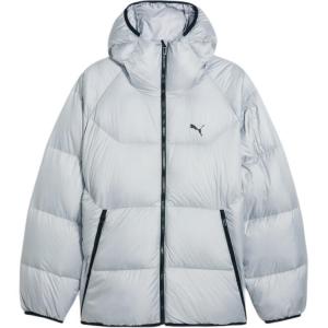 Пуховая куртка с капюшоном FW25 для мужчин Puma, серый