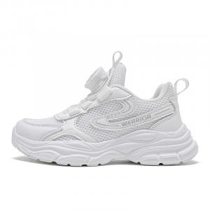 Warrior Прочные Дышащие Низкие Детские Беговые Кроссовки, Белый