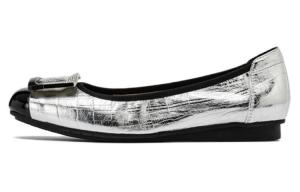 Туфли женские повседневные Women's Casual Shoes Women's Silver Black Aokang