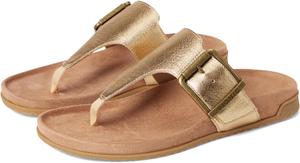 Сандалии VIONIC Emma Thong Sandals, цвет Gold Leather