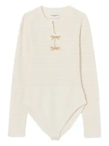 Боди с бантом Claudie Pierlot, белый