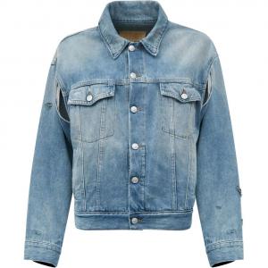 MM6 Maison Margiela Джинсовая куртка с одинарной строчкой, Indigo