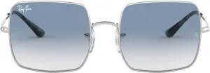 Женские солнцезащитные очки Ray-Ban RB1971 Square, Silver/Clear Gradient Blue