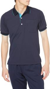 Футболка-поло Kiraku CR172 Pop, меняющая цвет, милая, унисекс, пике, для кормящих мам, темно-синий/синий