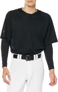 Футболка с коротким рукавом DESCENTE, бейсбольная футболка, бейсбольная рубашка DB201, черный