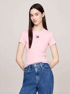 Футболка TOMMY JEANS, розовый