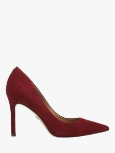 Туфли-лодочки на шпильке из кожи цвета hazel Sam Edelman, French Merlot