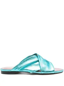 Розовые сандалии Paris Texas, синий