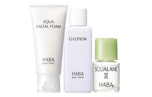 Набор пробников молочка-лосьона для умывания увлажняющий, питательный и очищающий 30г+20мл+4мл HABA