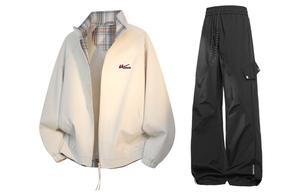 Повседневная спортивная одежда Unisex WARRIOR, бежевый+черный (2 pack diy badge)