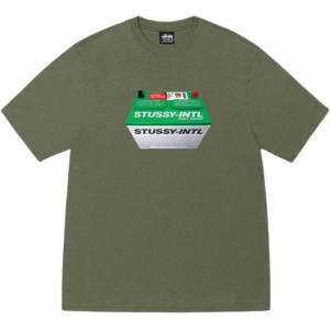 Футболка Battery Stussy, зеленый