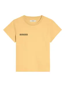 Футболка с круглым вырезом Pangaia Kids, желтый