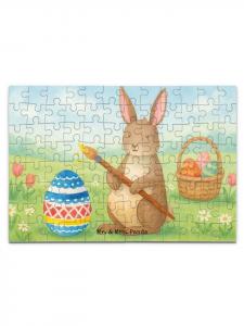 Mr. & Mrs. Panda Рисунок кролика-головоломки на яйце (белый)