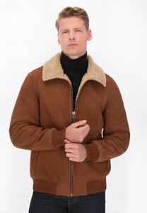 Куртка DreiMaster Leather jacket, Cognac/Light Brown