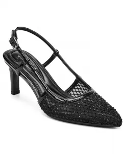 Женские туфли-лодочки Ravin eFlex с декоративной сеткой и ремешком на пятке Easy Spirit, черный