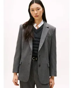 Элегантный жакет Oversize fit Tommy Hilfiger, серый