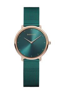 Женские часы 15729-868 BERING, цвет Roségold/Grün