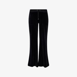 Брюки расклешенные спортивные Juicy Couture, черный