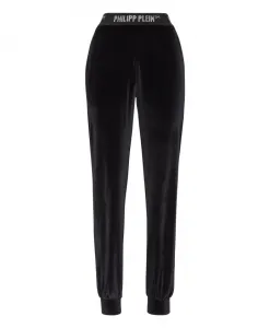 Спортивные брюки с кристаллами Philipp Plein, черный