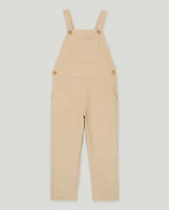 Детский длинный комбинезон из микровельвета хлопок Coconut El Corte Inglés, бежевый