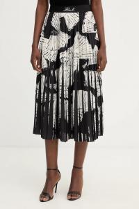 Коммерческая плиссированная юбка Karl Lagerfeld, черный