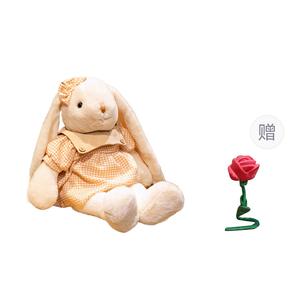 Плюшевая кукла Freesia Bunny высотой 45см/55см Doudou Beibei, розовый