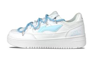 LINING Женские низкие противоскользящие износостойкие скейтерские кроссовки Tianji белый синий