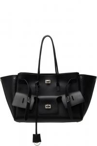 Черная сумка Bel Air Medium Carry All Bag Balenciaga