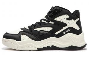 Кроссовки для образа жизни, женская, с высоким берцем 361°, черный/белый