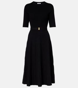 Трикотажное платье миди Elthea Veronica Beard, черный