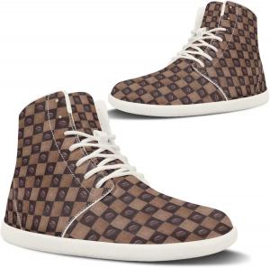 Pugasmiru Женские кроссовки для хайкинга с принтом огненной машины, спортивная обувь для активного отдыха, ходьбы и трейлраннинга, с белой подошвой