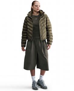Женская ветровка Sportswear Windpuffer Therma-FIT с капюшоном Nike, Medium Olive/Sail