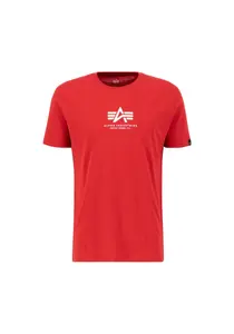 Футболка Alpha Industries " Alpha Industries Мужская - Футболки Basic T ML", цвет Speed Red/White