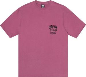 Футболка Stussy Tough Gear 'Berry', розовый